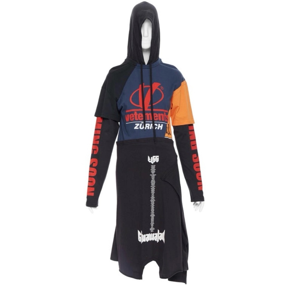 Vetements Demna Gvasalia balenciaga hoodie dress